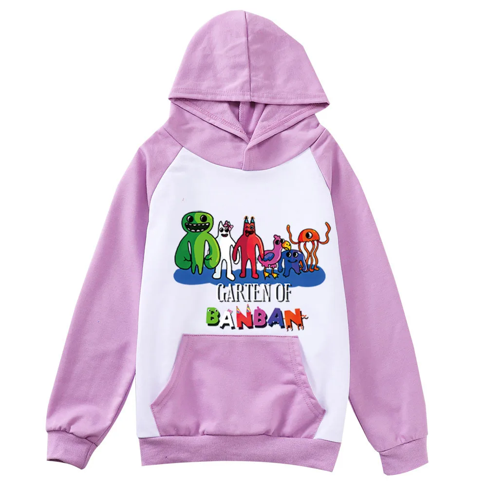 2 16Y Game Garden of Banban Hoodie Jumper Kids Pocket Hoodies Children Outerwear Toddler Girls Clothes 2 - Garten Of Banban Plush