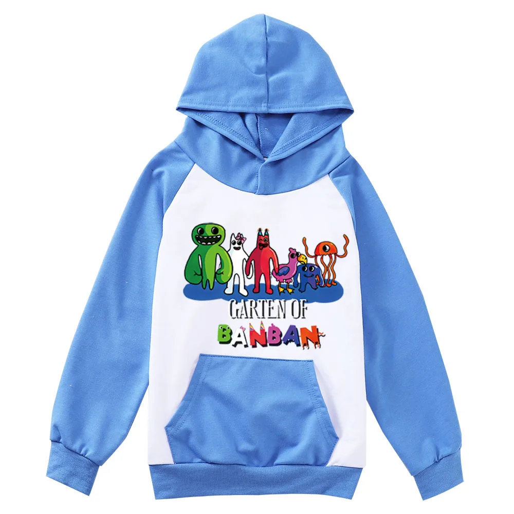 2 16Y Game Garden of Banban Hoodie Jumper Kids Pocket Hoodies Children Outerwear Toddler Girls Clothes 3 - Garten Of Banban Plush