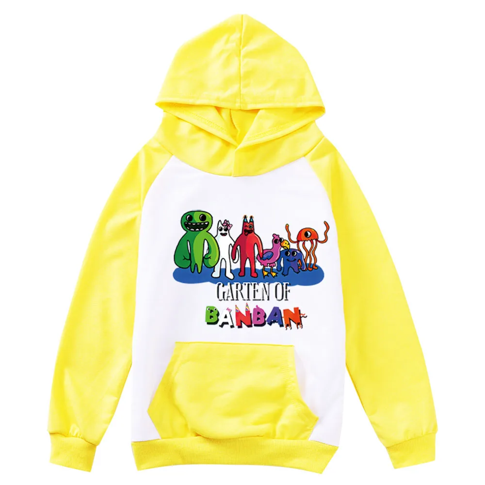 2 16Y Game Garden of Banban Hoodie Jumper Kids Pocket Hoodies Children Outerwear Toddler Girls Clothes 5 - Garten Of Banban Plush