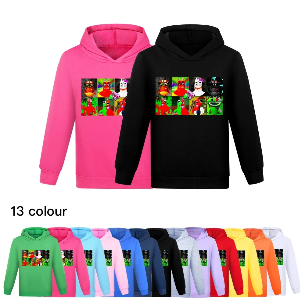 2023 Hot Game The Newest 3D Garden of Banban Hoodies Sweatshirts Kids Fashion Autumn Boys Girls - Garten Of Banban Plush