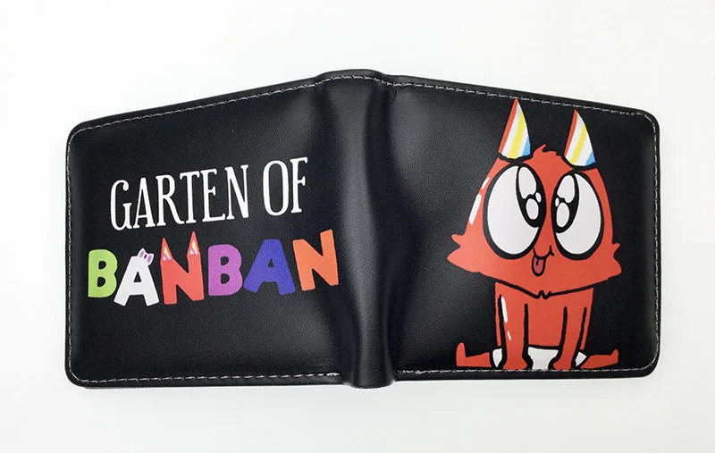 Banban Garden Peripheral PU Snap Wallet Coin Purse Anime Cartoon Half fold Short Wallet Bag Card 1 - Garten Of Banban Plush