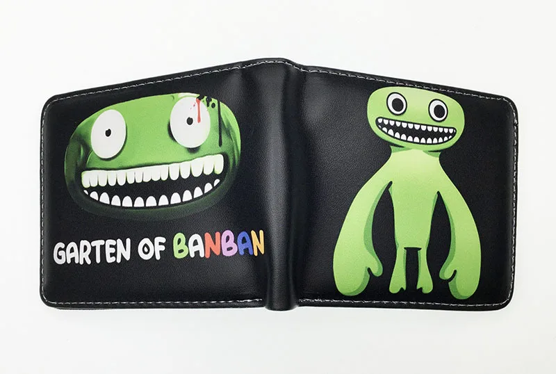 Banban Garden Peripheral PU Snap Wallet Coin Purse Anime Cartoon Half fold Short Wallet Bag Card 2 - Garten Of Banban Plush