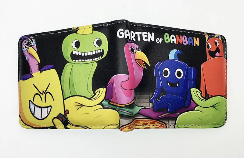 Banban Garden Peripheral PU Snap Wallet Coin Purse Anime Cartoon Half fold Short Wallet Bag Card 3 - Garten Of Banban Plush