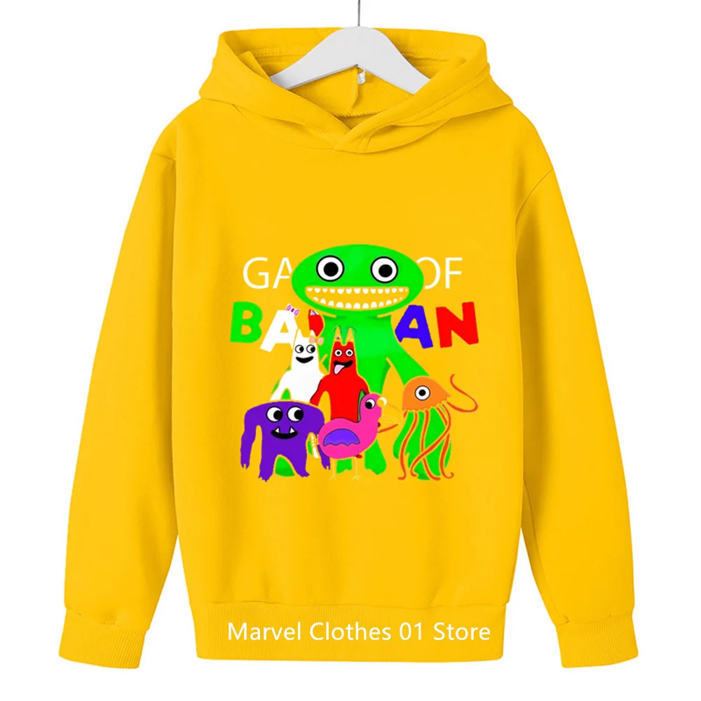 Game Garden of Banban Hoodie Kids Hooded Coats Baby Girls Clothes Teenager Boys Full Sleeve Sweater 3 - Garten Of Banban Plush