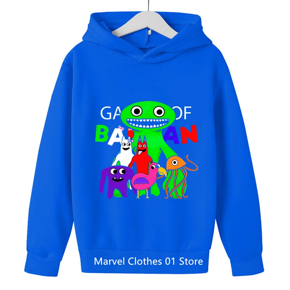 Game Garden of Banban Hoodie Kids Hooded Coats Baby Girls Clothes Teenager Boys Full Sleeve Sweater 4 - Garten Of Banban Plush