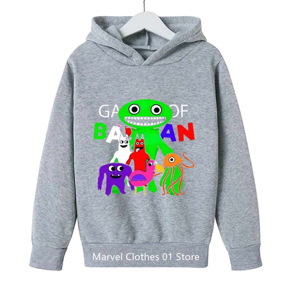 Game Garden of Banban Hoodie Kids Hooded Coats Baby Girls Clothes Teenager Boys Full Sleeve Sweater 5 - Garten Of Banban Plush