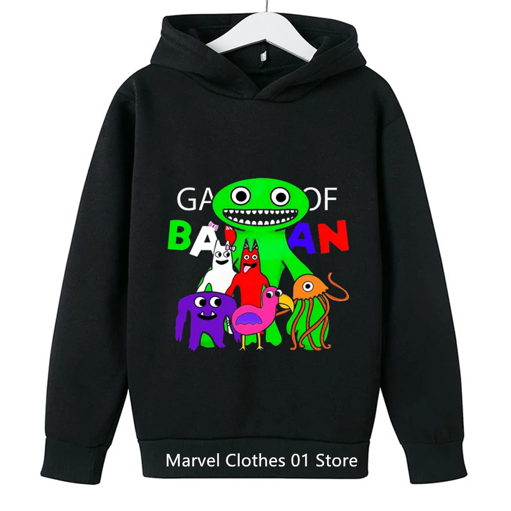 Game Garden of Banban Hoodie Kids Hooded Coats Baby Girls Clothes Teenager Boys Full Sleeve Sweater - Garten Of Banban Plush