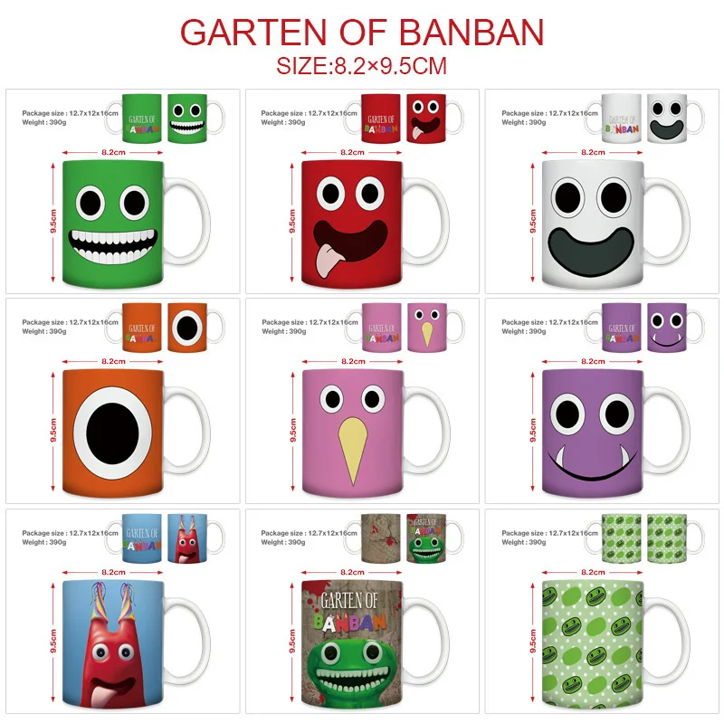 Garden Of Banban Plastic Water Cup Garden Of Banban Ceramic Mug Children s Christmas Halloween Gifts 1 - Garten Of Banban Plush