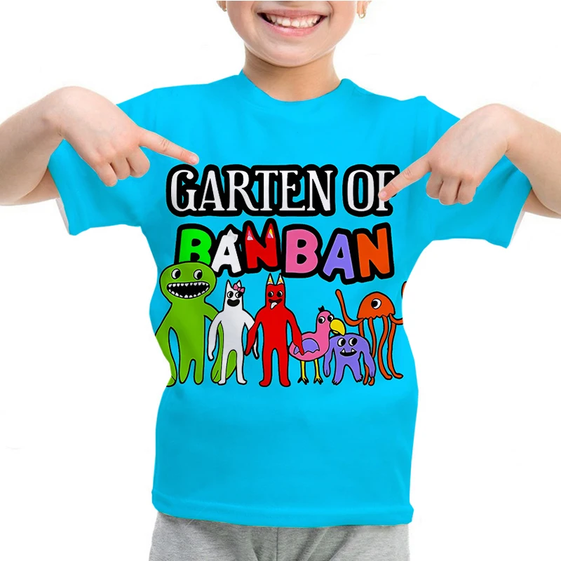 Garten Of Banban T shirt for Kids Boys Girl 3D Print Cartoon T Shirt Summer Tshirt 1 - Garten Of Banban Plush