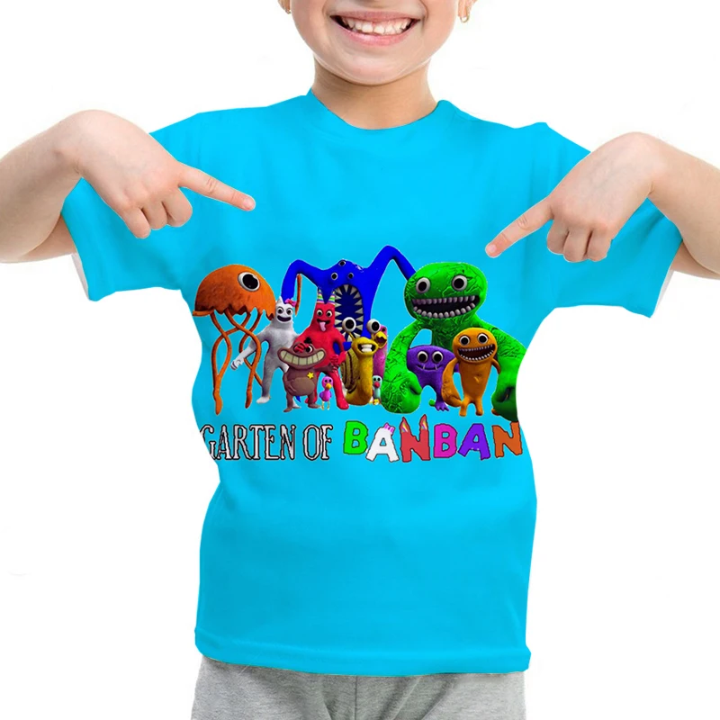 Garten Of Banban T shirt for Kids Boys Girl 3D Print Cartoon T Shirt Summer Tshirt 4 - Garten Of Banban Plush