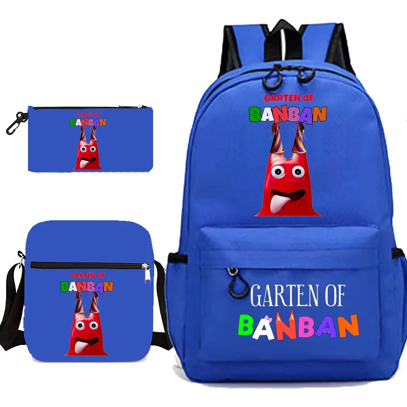 Garten of Banban Class Garden Game Student Schoolbag One shoulder Pencil Bag 3PC Set Children s 2 - Garten Of Banban Plush