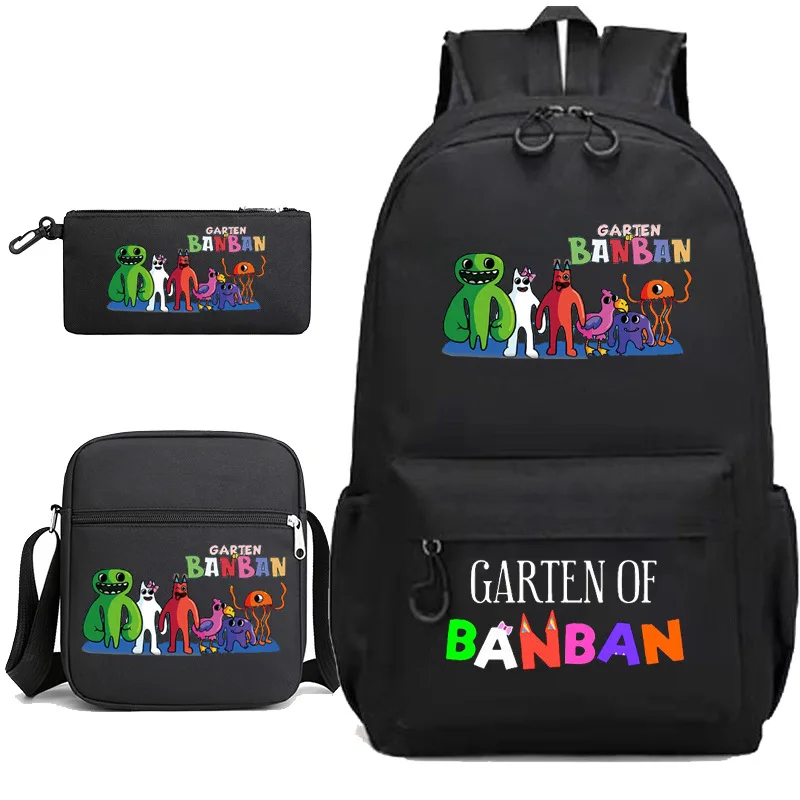 Garten of Banban Class Garden Game Student Schoolbag One shoulder Pencil Bag 3PC Set Children s 5 - Garten Of Banban Plush