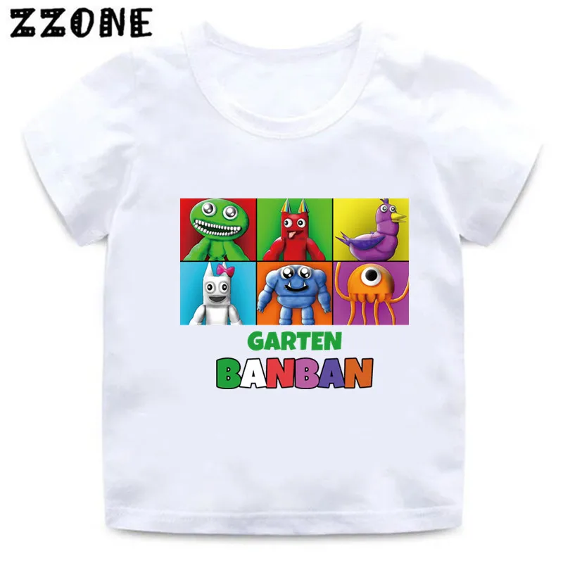 Hot Game Garten of Banban Print Cartoon Kids T Shirts Cute Funny Girls Clothes Baby Boys 3 - Garten Of Banban Plush