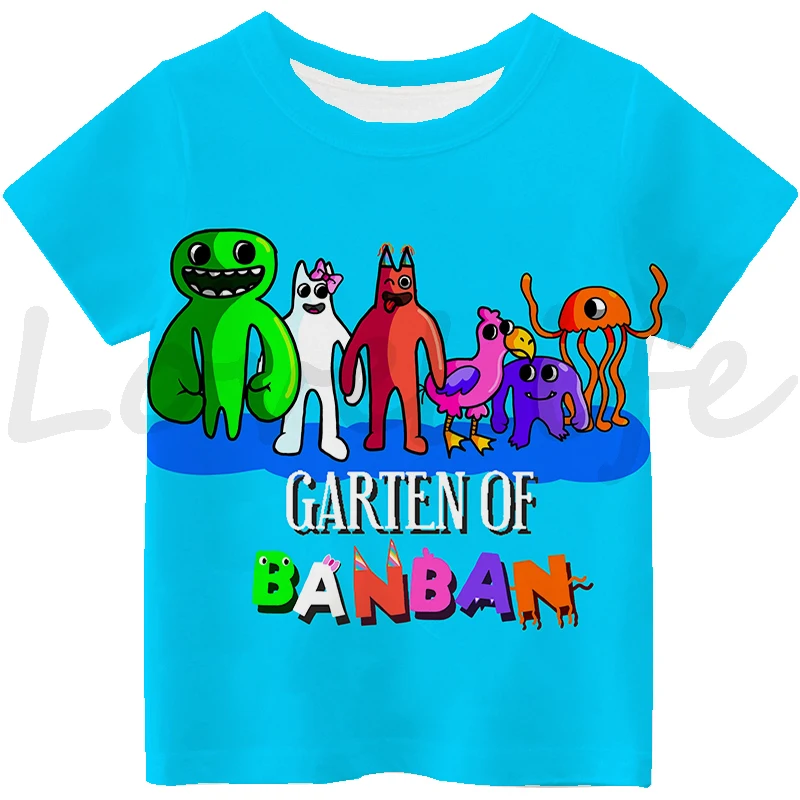 Kids Garten Of Banban Game T Shirt Banban Garden Tshirt Cartoon O Neck Tee Tops Anime 3 - Garten Of Banban Plush