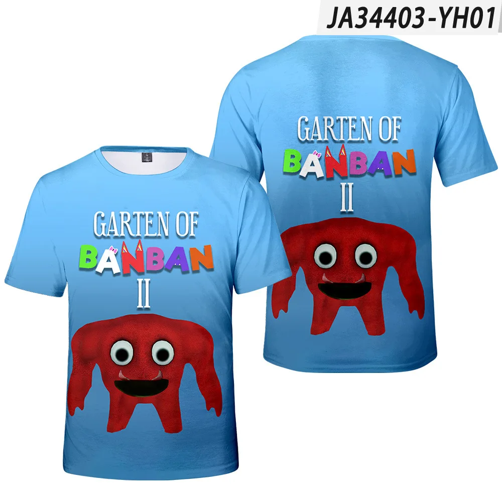 New Game Garten of BanBan Kids T shirt Banban Garden Print T Shirt Cartoon Funny O 4 - Garten Of Banban Plush
