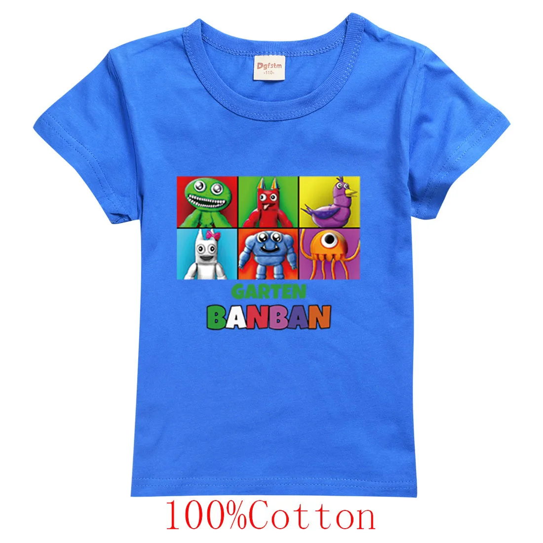 Summer Game Garden of banban T Shirt Kids 100 Cotton Clothes Boys T shirts Toddler Girls - Garten Of Banban Plush